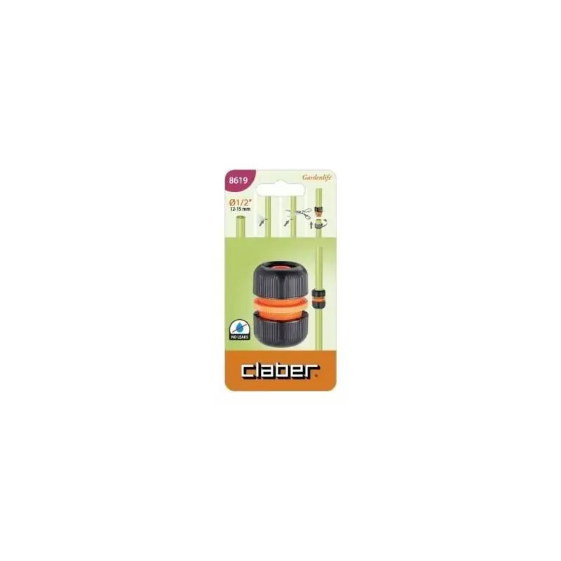 Claber 1 2 reparatiehuls voor 12-17 mm buizen kabeljauw. 8619 - Nu kopen