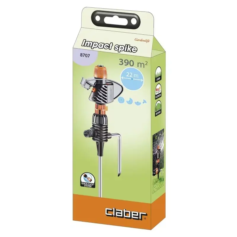 Claber impact spike sprinkler kabeljauw. 8707 | Actie loopt bijna af