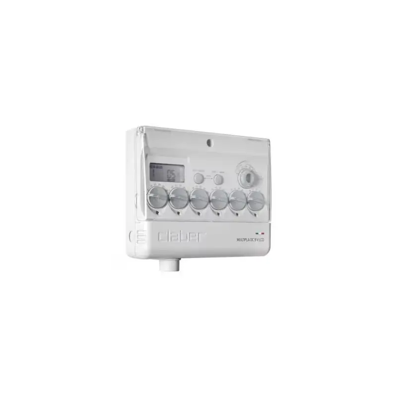 Claber meerdere DC 6-lijns elektronische programmeur kabeljauw. 8060 - Bespaar meer