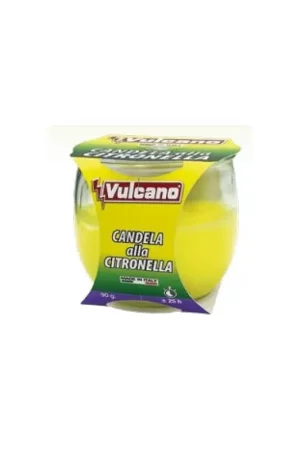 Vulcano citronella kaars glas 90 gr - Veel gekozen