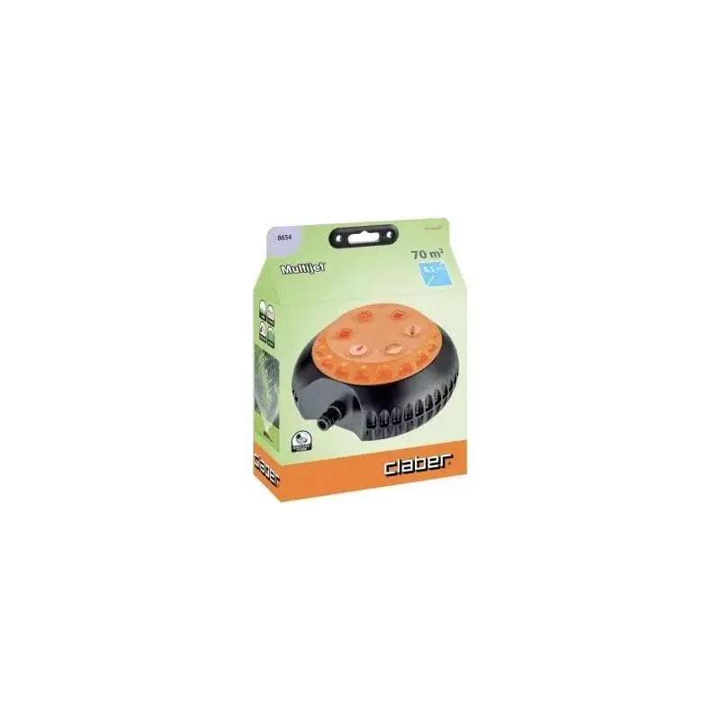 Claber Multifunctionele statische sprinkler 6 jets kabeljauw. 8654 | Opruiming