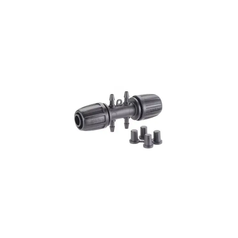 Claber fitting 4 x 1/4 uitgangen voor 1/2 slang kabeljauw. 99027 - Alleen deze week