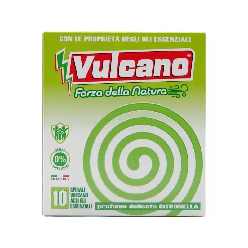 Snelle levering | Vulcano groene spiralen met essentiële oliën 10 st