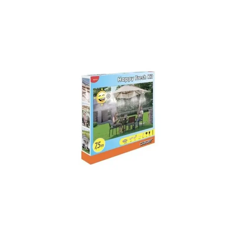 Claber kit voor buitenkoeling happy fresh 7,5 m kabeljauw. 90751 - Net toegevoegd