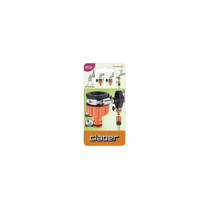 Claber kraanmof glad van 15 tot 20 mm Code 8525 | Direct van de fabrikant