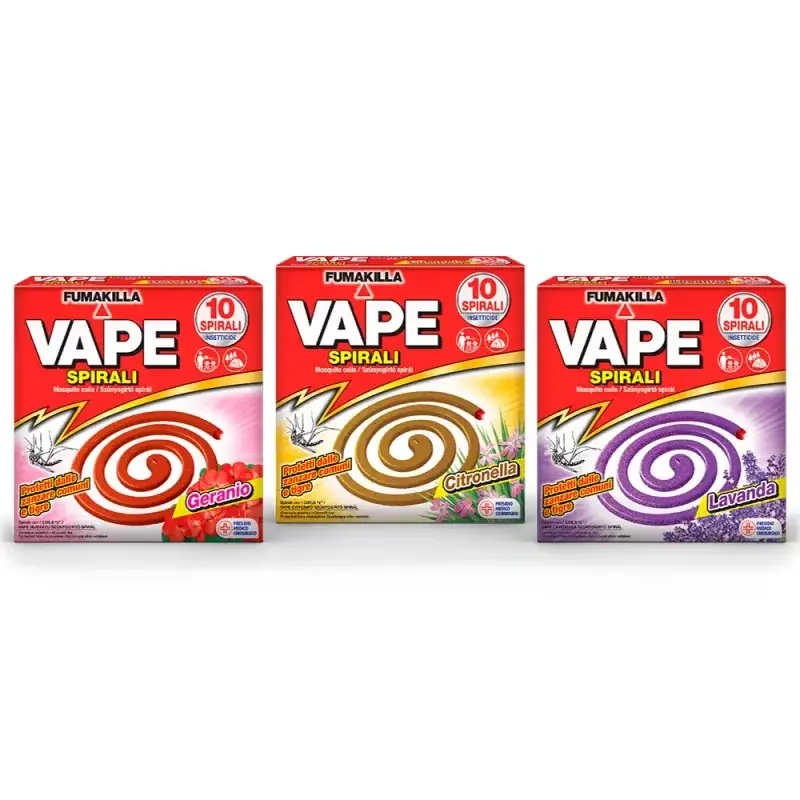 Voordeelprijs | Vape muggenwerende spiralen, lavendelgeur, 10 stuks