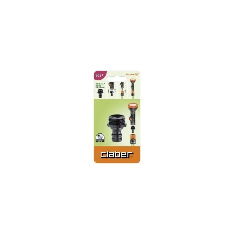 Actie | Claber 3/4 M sprinklerfitting kabeljauw. 8637
