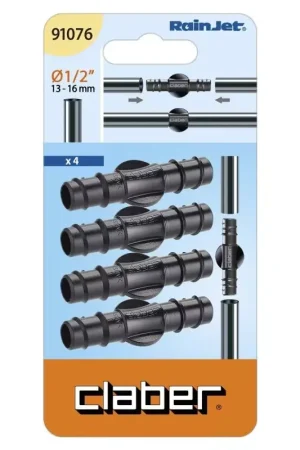 Bestel vandaag - Claber 1/2 verlengstuk blister van 4 stuks kabeljauw. 91076