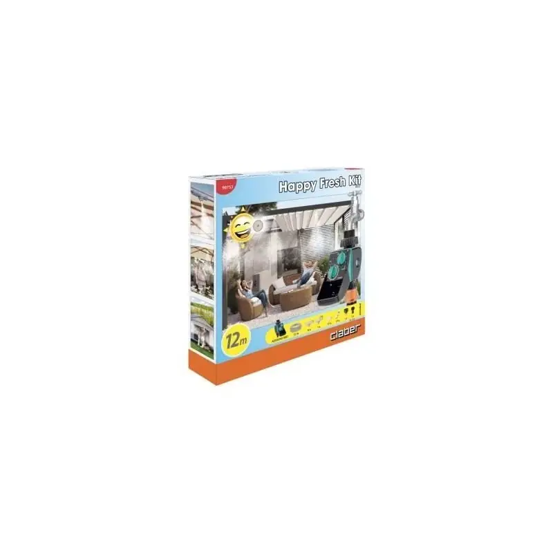 Nieuw product | Claber buitenkoelset met happy fresh 12 m programmeerkabel. 90753