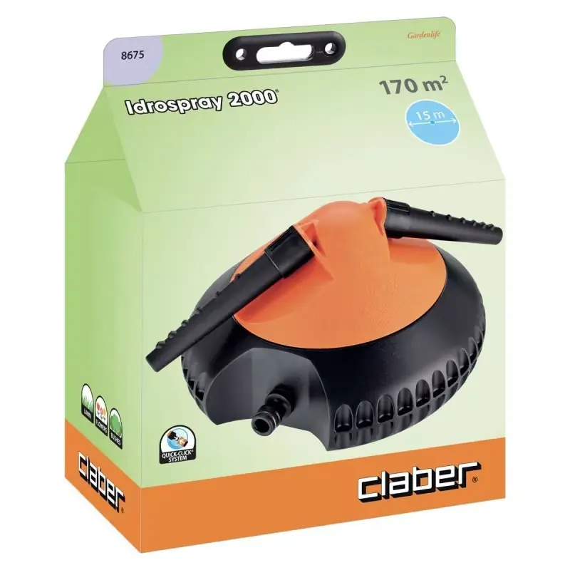 Claber hydrospray roterende sproeier 2000 kabeljauw. 8675 - Veel gekozen