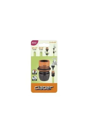 Topkwaliteit - Claber automatische ergogrip fitting voor 1/2 - 5/8 pijpen cod. 8543
