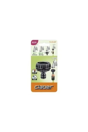 Bespaar meer - Claber universele kraanmof met 3/4 draad -1 cod. 8559