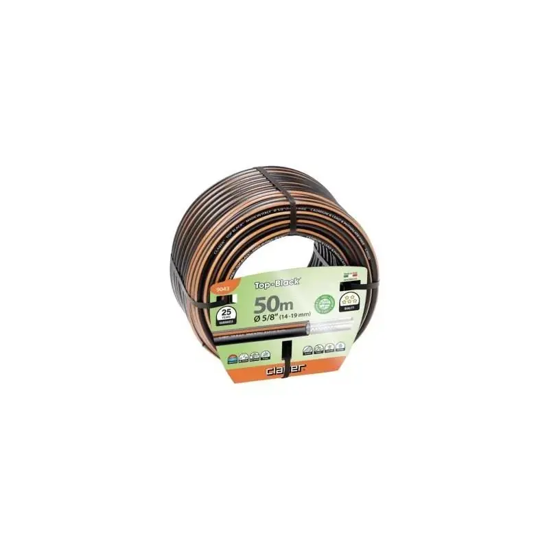 Trending - Claber anti-twist gevlochten slang 50 meter top zwart 5/8 kabeljauw. 9043
