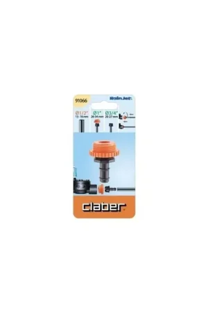 Actie loopt bijna af - Claber schroefdraadfitting 3/4 - 1 voor 1/2 pijp kabeljauw. 91066