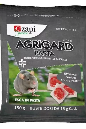 ZAPI rodenticide aas AGRIGARD PASTA 150g zak kabeljauw. 104910 | Veel voordeel