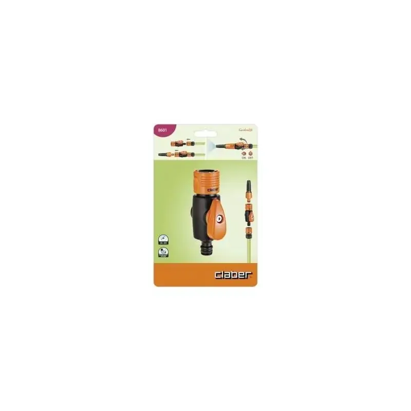 Extra voordeel | Claber automatische fitting met kraankabel. 8601