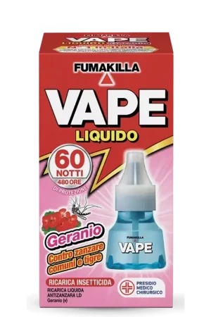 Direct leverbaar - Vape Geranium Muggenwerende Vloeistof Navulling voor 60 Nachten