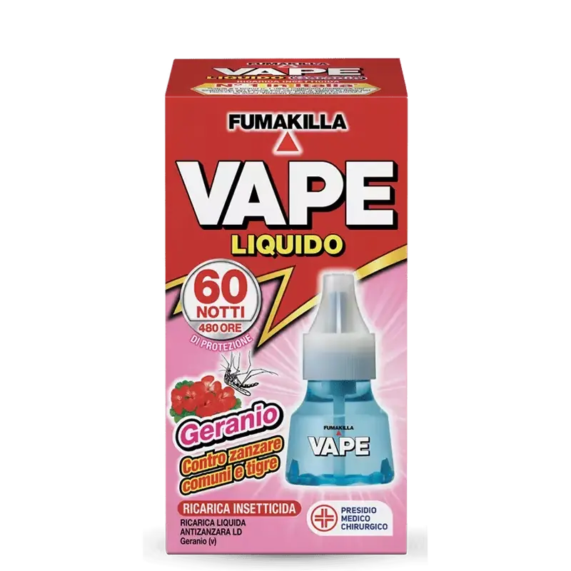 Direct leverbaar - Vape Geranium Muggenwerende Vloeistof Navulling voor 60 Nachten