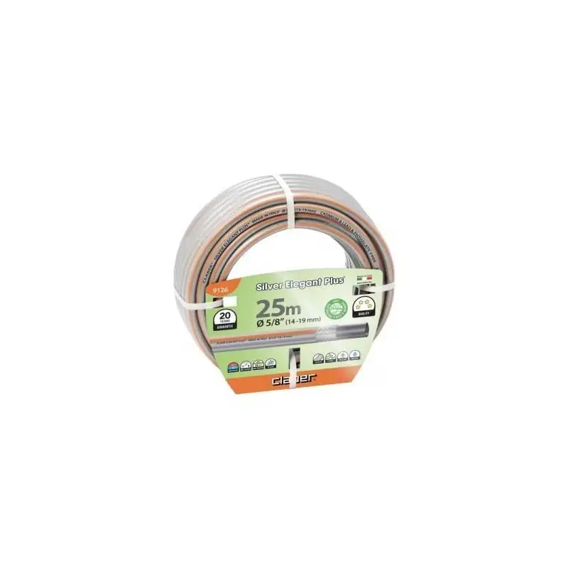 Claber zilver elegant plus 5/8 mesh slang 25 m kabeljauw. 9126 - Goed beoordeeld