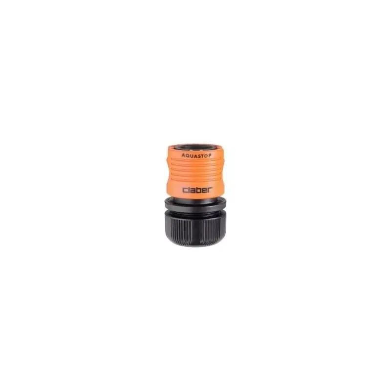 Topproduct - Claber automatische fitting met aquastop voor 5/8 pijpen kabeljauw. 8566