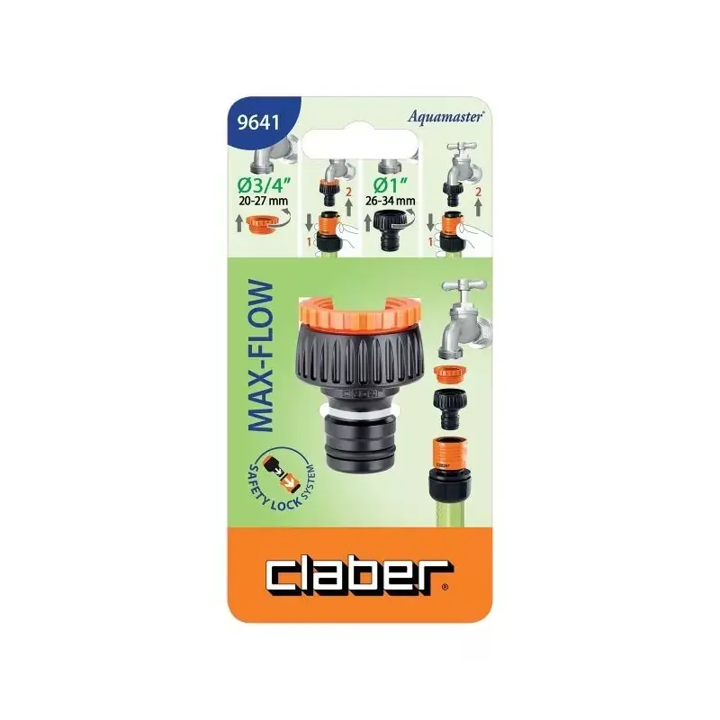 Claber 1 meerdraads dopsleutel met 3/4 reductie kabeljauw. 9641 - Koopje