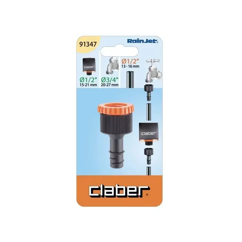 Extra voordeel | Claber fitting voor 1/2 draadbuis kabeljauw. 91347