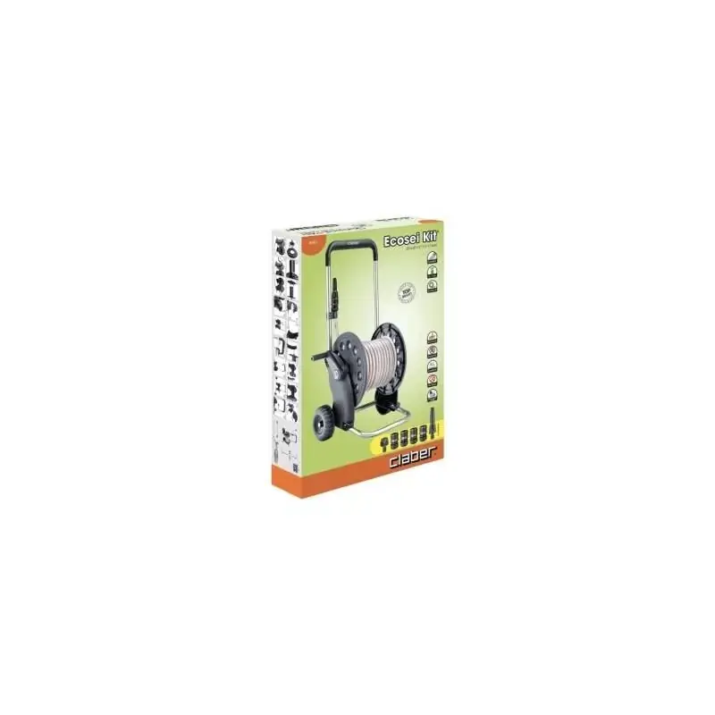 Claber complete slanghaspelwagen ecosei kit cod. 8981 | Eenvoudig retourneren