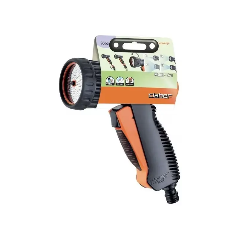 Claber multifunctioneel pistool 4 jets kabeljauw. 9563 | Fabrieksprijs