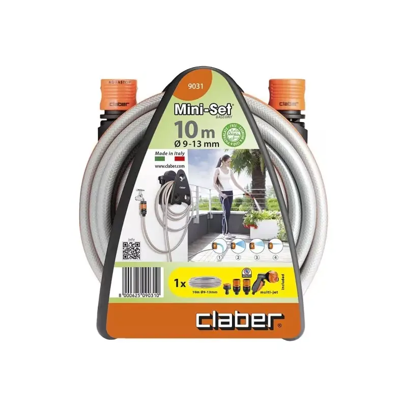 Claber slanghouder met accessoires mini - balkonset cod. 9031 | Korting