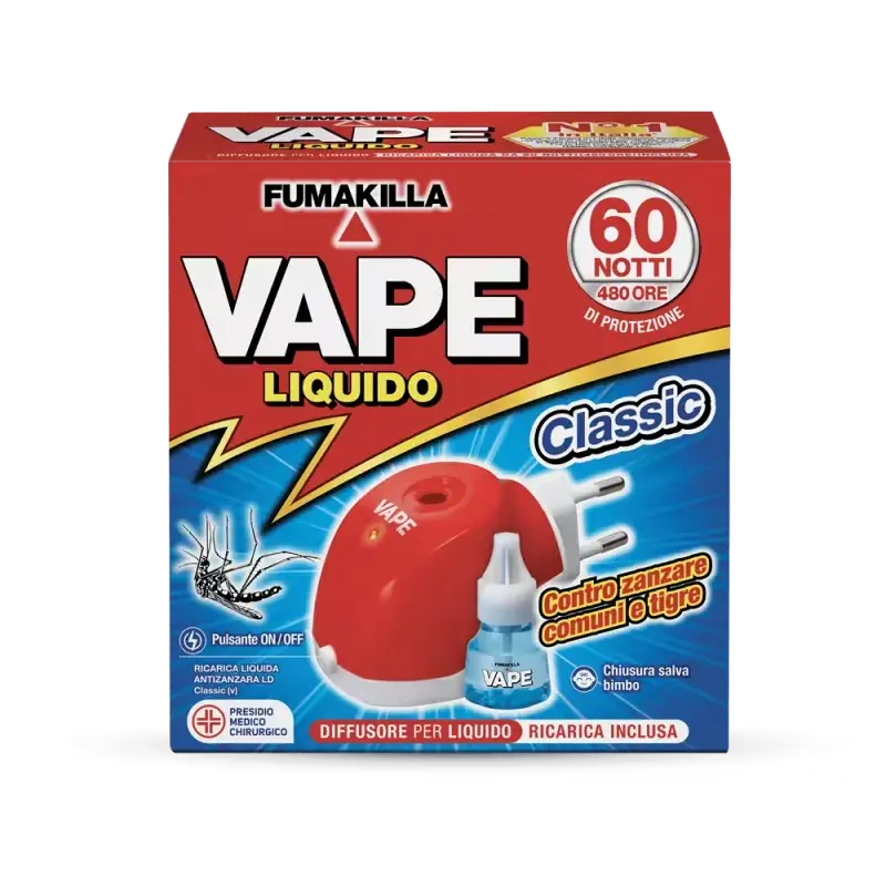 Vape Classic vloeistofdiffuser met 60-nachten navulling - Bespaar meer