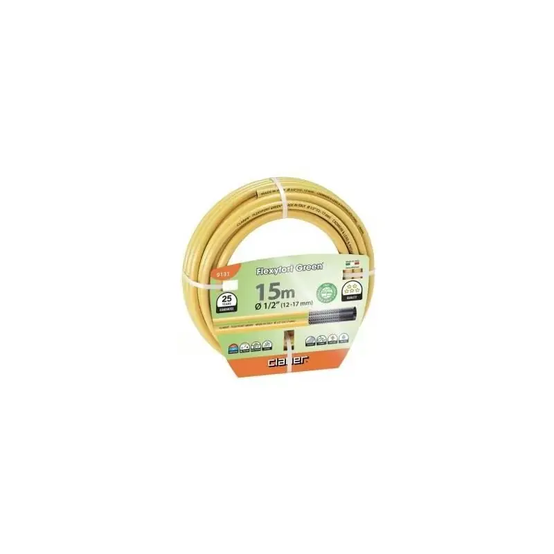 Claber anti-twistslang 15 meter flexyfort groen 1/2 kabeljauw. 9131 | Speciale aanbieding