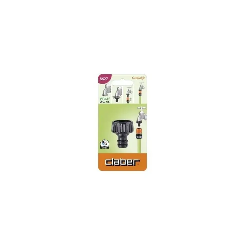 Beste prijs | Claber 3/4 kraanfitting code 8627