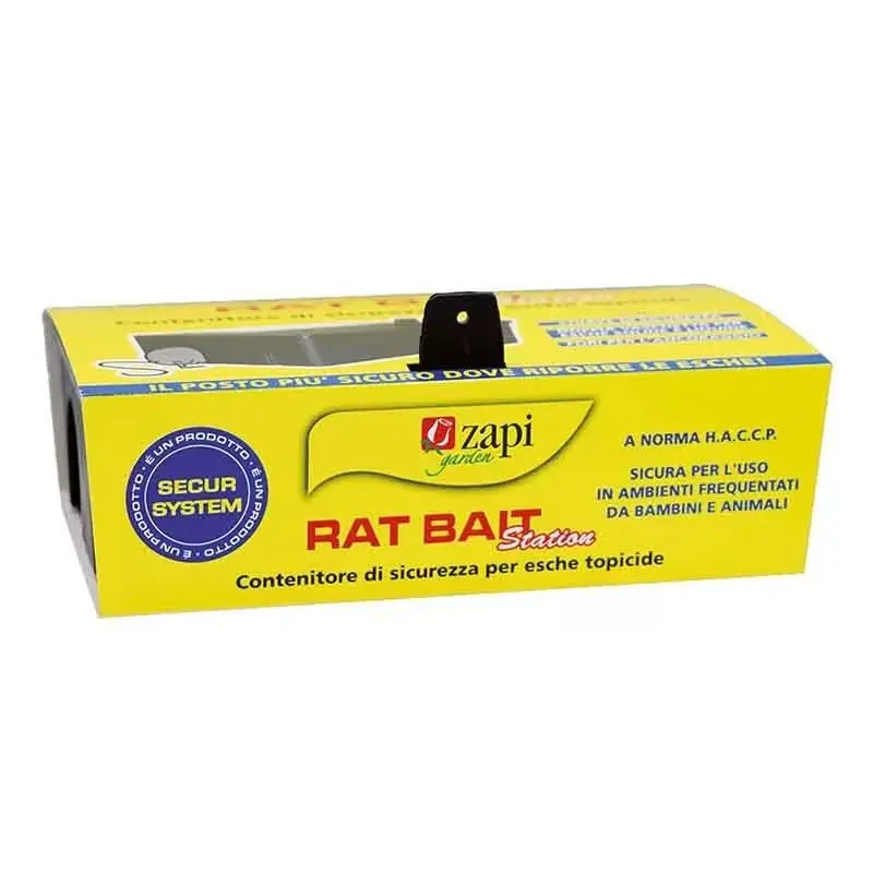 Populair bij klanten | ZAPI veiligheidscontainer voor aas Rat Bait Station kabeljauw. 106920