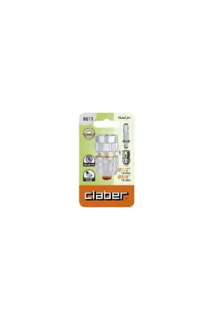 Superprijs - Claber automatische fitting voor 1/2 - 5/8 pijpen kabeljauw. 9611