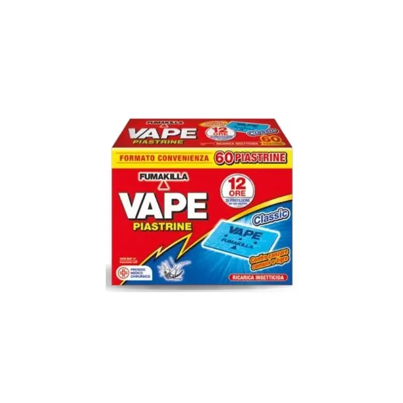 Vape Classic Plates (60 stuks) ter bescherming tegen gewone en tijgermuggen. | Wees er snel bij