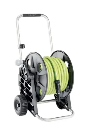 Wees er snel bij | Claber compleet metalen junior ready aquaviva 25 slangenwagen kabeljauw. 8865