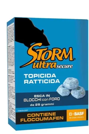 ZAPI Rodenticide STORM ULTRA SECURE doos 300 g kabeljauw. 104744 | Op = op