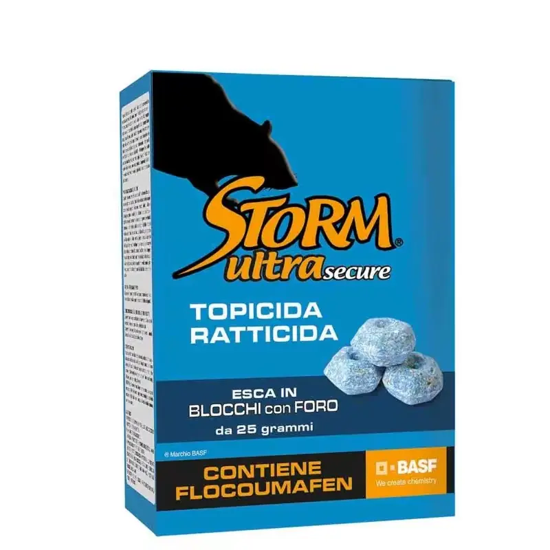 ZAPI Rodenticide STORM ULTRA SECURE doos 300 g kabeljauw. 104744 | Op = op