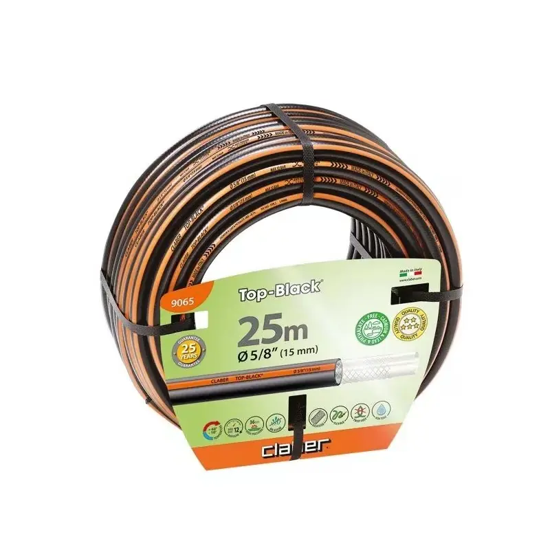 Claber anti-twist draadslang 25 meter top zwart 5/8 kabeljauw. 9065 - Populair