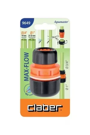 Slechts tijdelijk - Claber reparatiefitting 3/4 - 1 max. stroom kabeljauw. 9649