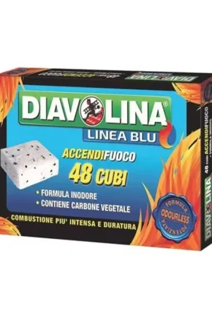 Nu beschikbaar - Diavolina bruinkool aanmaakblokjes 48 blokjes