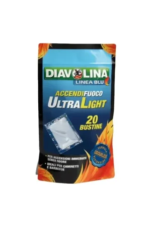 Diavolina UltraLight geurloze aanmaakblokjes 20 zakjes - Net toegevoegd