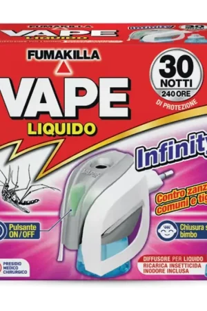 Opruiming | Vape Infinity Diffuser Set + Geurloze Navulling voor 30 Nachten