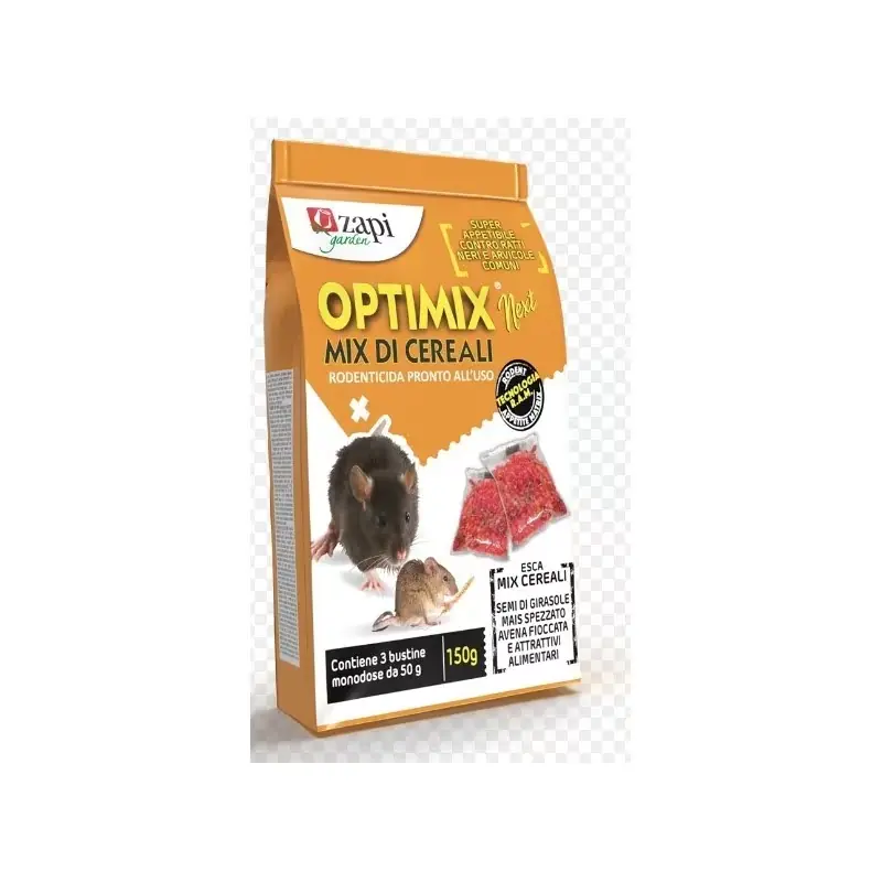 ZAPI Rodenticide OPTIMIX VOLGENDE GRANENMENG 150 g kabeljauw. 104270 | Direct beschikbaar