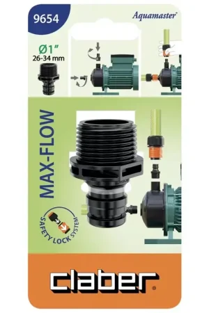 Shop nu - Claber 1M schroefdraadadapter kabeljauw. 9654