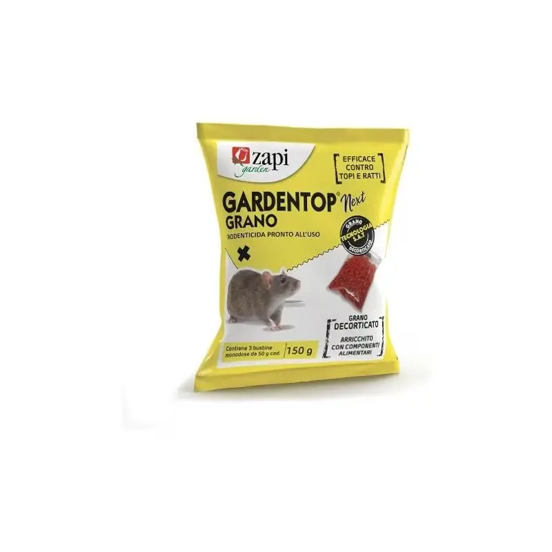 ZAPI Rodenticide GARDENTOP NEXT GRANO 150 g zak kabeljauw. 104244 - Sale