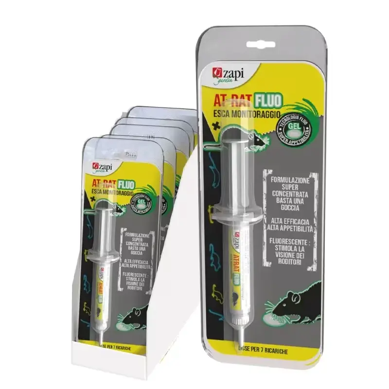 Zapi Garden AT RAT FLUO Vers pasta-aas voor muizen en ratten, code 106900 - Prijs verlaagd