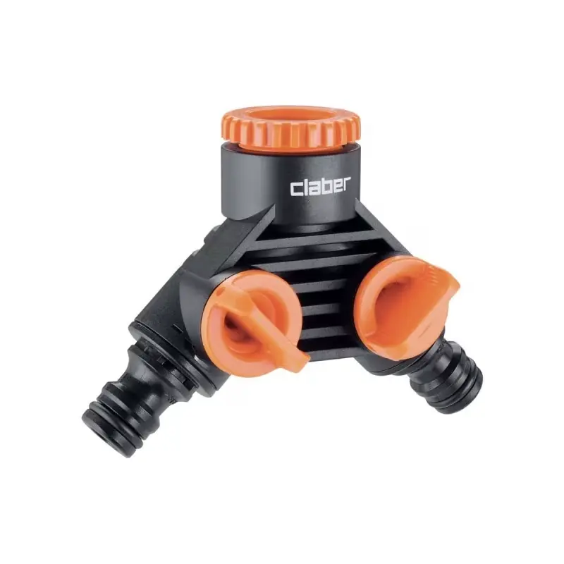 Claber tweewegkraan stopcontact kabeljauw. 8598 - Nieuw product