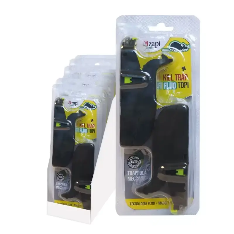 Nu beschikbaar - Zapi Garden Kill Trap Fluorescent Mice Graanaas met fluorescerende tracering