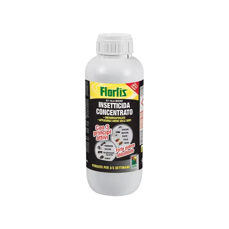 Shop nu - Multi-insecten insecticide vloeibaar geconcentreerd micro-ingekapseld 1 L Flortis – Code 1331102